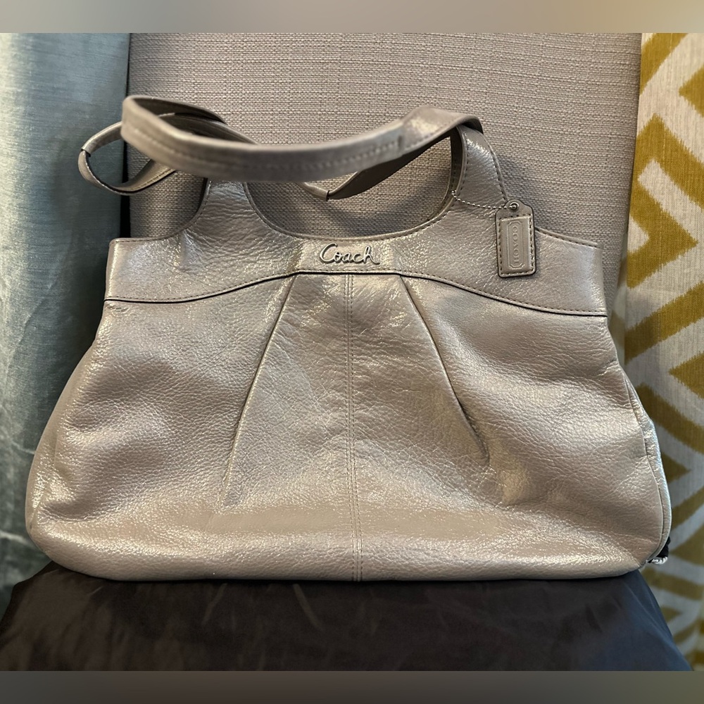 Coach Metallic Shimmer Tote